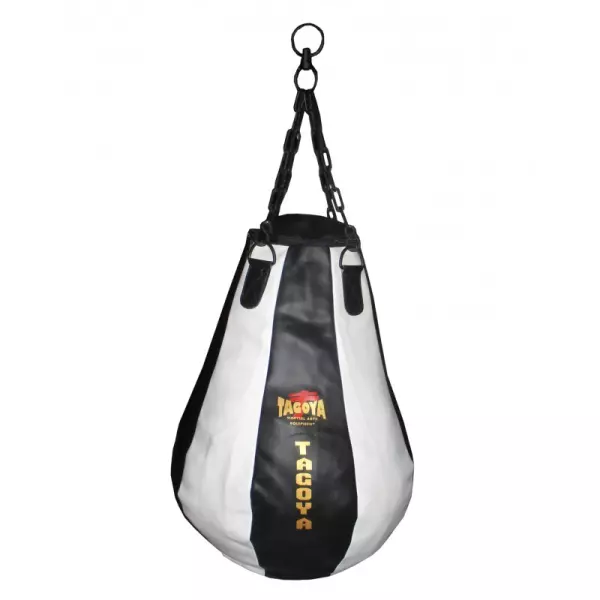 Saco pera de golpeo de PVC (relleno), con cadenas. MAIZ BOXEO 22KG