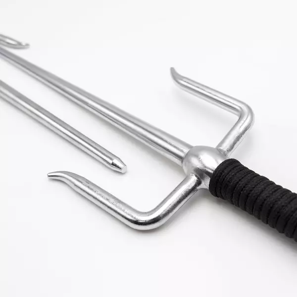 Sais Acero Cromado. 45cm  OCTOGONALES KOBUDO