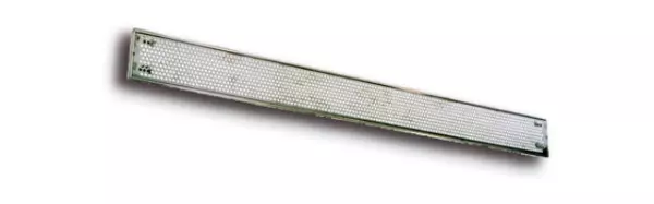 PLACA DE GIRO 200X30 CM INOXIDABLE. MARCO Y PANEL DE ACERO INOX