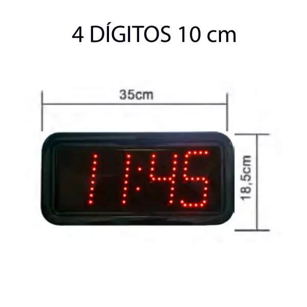 Reloj Digital 4D/10 PISCINAS