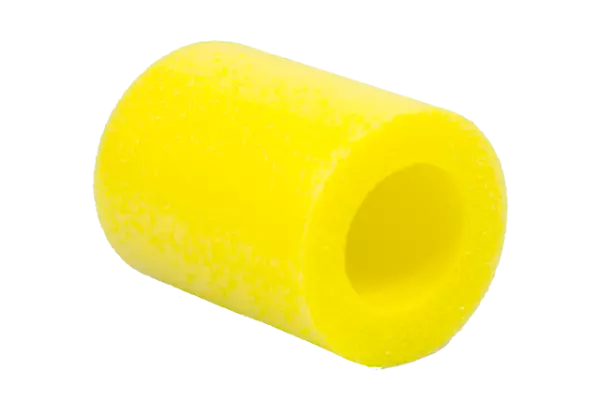 CONECTOR CHURROS SENCILLO. AMARILLO.