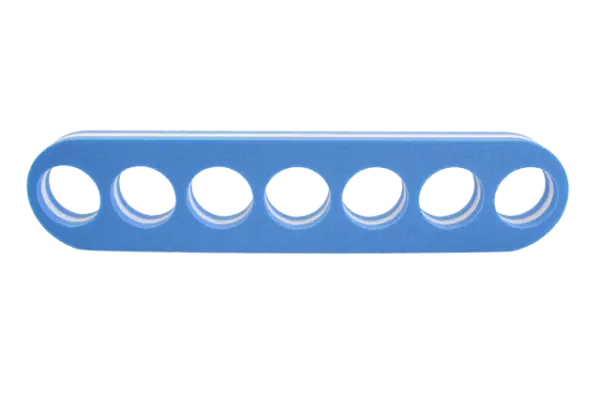 CONECTOR CHURROS PISCINA BALSA CON 7 AGUJEROS.50X11X3 CM.