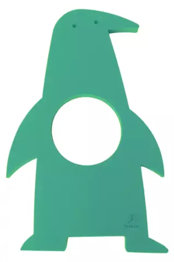 Tapiz flotante forma de Pingüino. Fabricado con FLG-E.