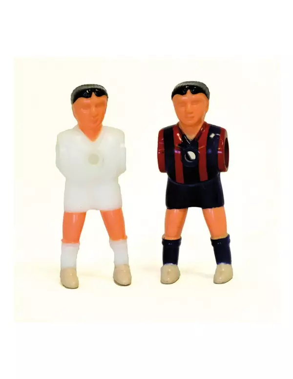 Set Jugadores de Futbolín con Piernas Separadas Blanco vs Azulgrana