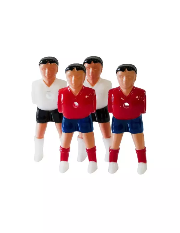 Set Jugadores de Futbolín con Piernas Separadas España Alemania plastico