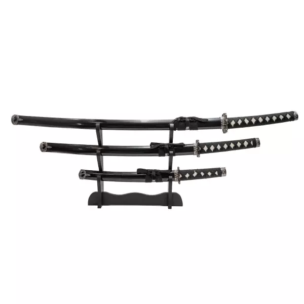 SET KATANA 3UDS. NEGRO