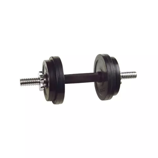 Set mancuerna hierro 10kg, 40cmx Ø30mm (UNIDAD)