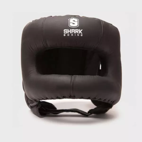 Shark Boxing Bar Helmet Ranger Negro/BLANCO CASCO BOXEO