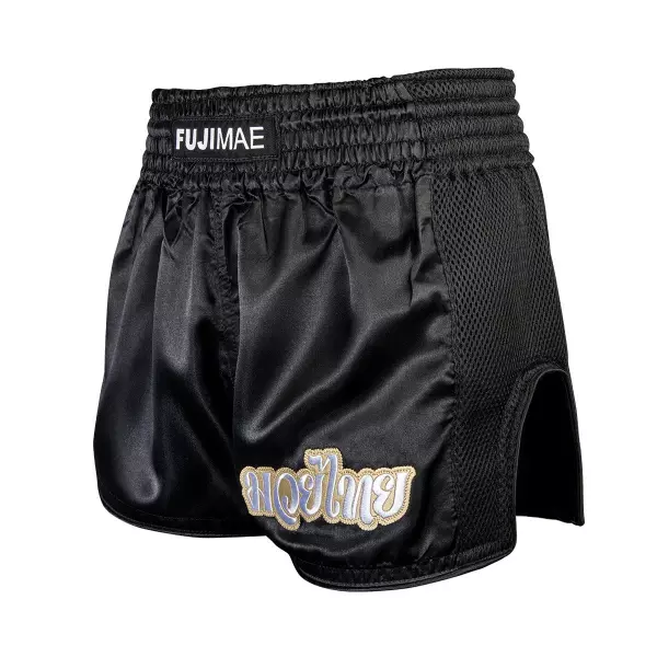 Shorts Thai Training. Negro. YL