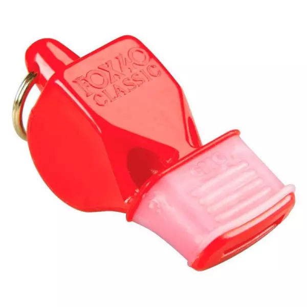 Silbato Fox 40 Classic CMG Rojo con Cordón