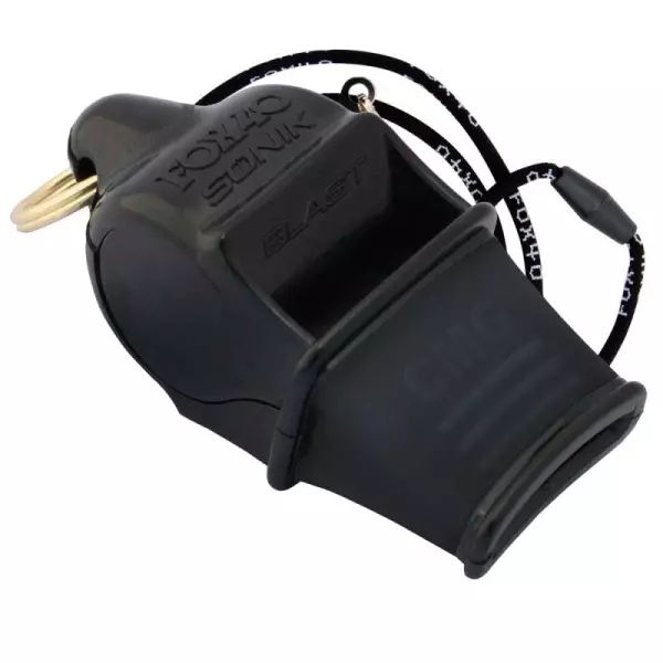 Silbato Fox 40 Sonik Blast CMG Negro equipos de emergencias, protección civil y unidades de rescate!