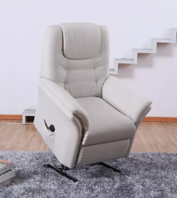 Sillón de masaje Levantapersonas ECO 8196UP MARRON/NEGRO/BEIGE