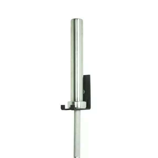 Soporte pared individual BARRA-Soporte vertical de pared para barras olímpicas