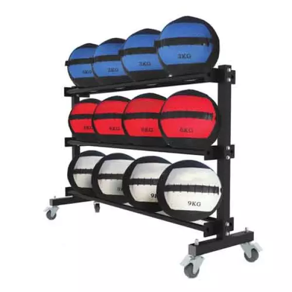 SOPORTE SUELO CON RUEDAS WALL BALL BALON MEDICINAL