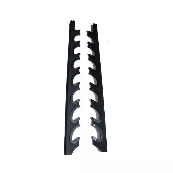 Soporte de pared para 8 barras olímpicas