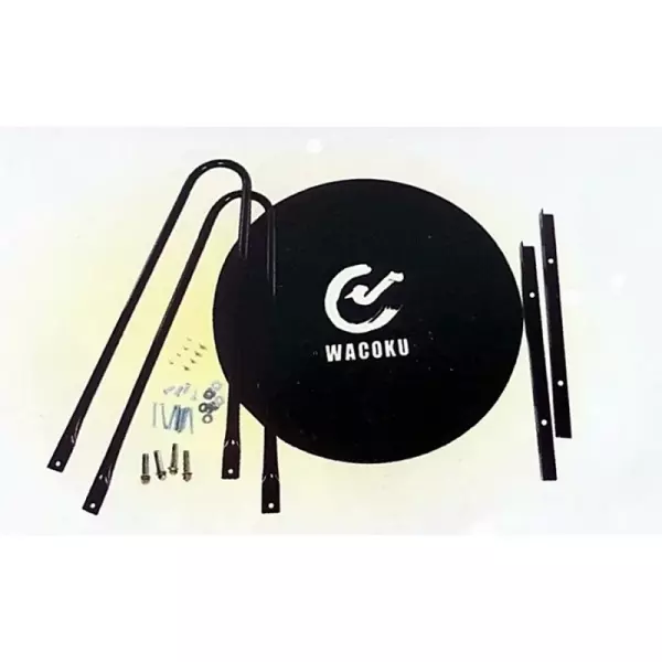 Tabla de puchin con escuadras y tornillería.