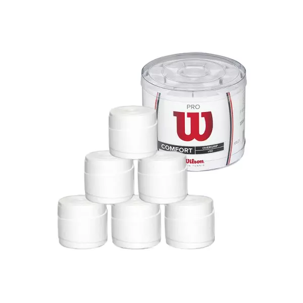 TARRO 60 OVERGRIPS WILSON BLANCO PRO PADEL