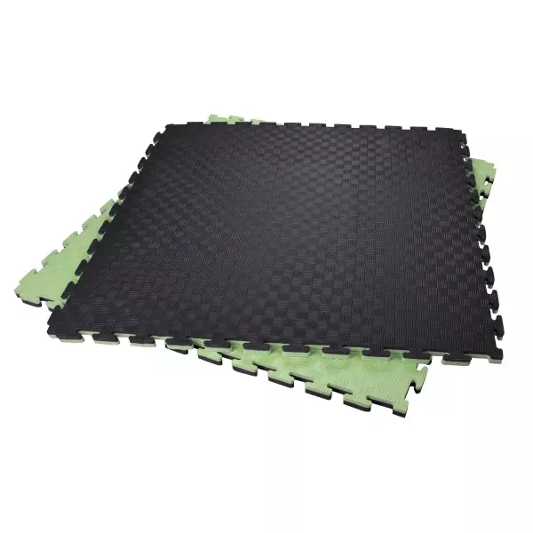 Tatami Puzzle. Negro-Lima. 100x100x2,5cm