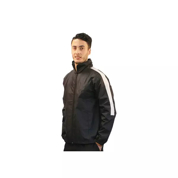 SUDADERA SOFTEE TEAM ADULTO - NEGRO/BLANCO, L#