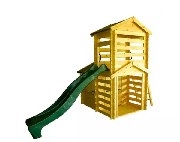 Torre infantil de madera Willy 175x332cmPARQUE