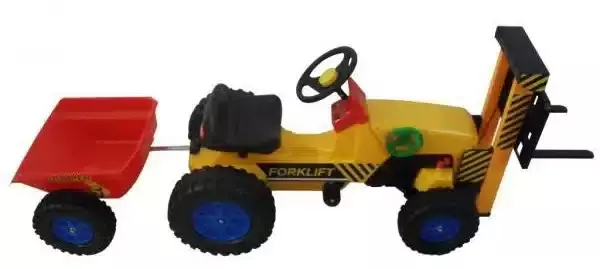 Tractor Carretilla A Pedales Inforchess Con Remolque
