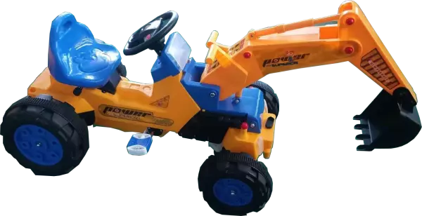 Tractor a Pedales Power Superior con Pala Excavadora Delantera
