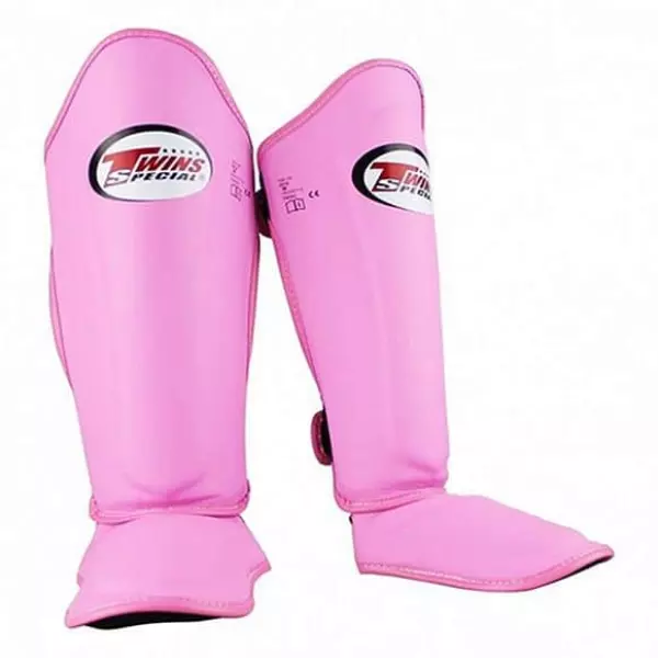 Twins Special SGL 7 Shinguards Blanco/ROSA/GRIS/NEGRO/ROJO VINO ESPINILLERA