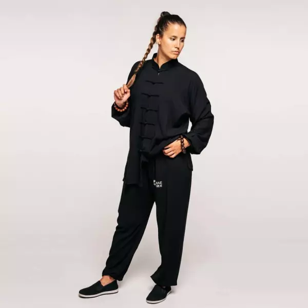 Uniforme Tai Chi Qïng. Negro. XL