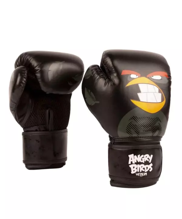 Venum Angry Birds Boxing Gloves- For Kids Negro BOXEO GUANTES NIÑO