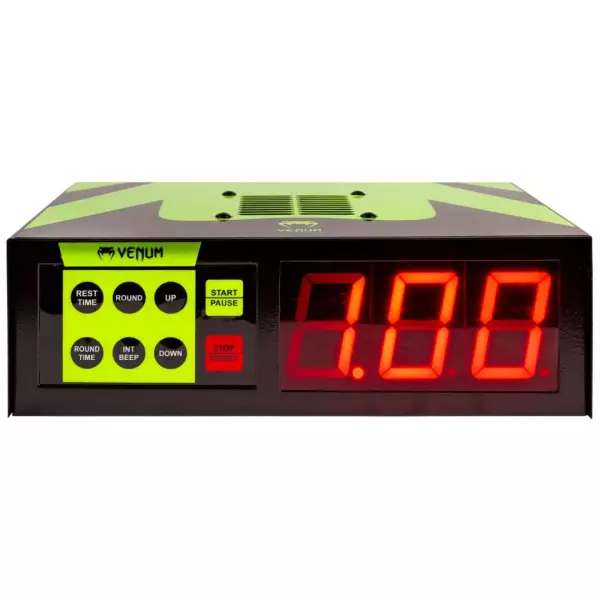 Venum Boxing Timer Negro-Amarillo/BLANCO temporizador