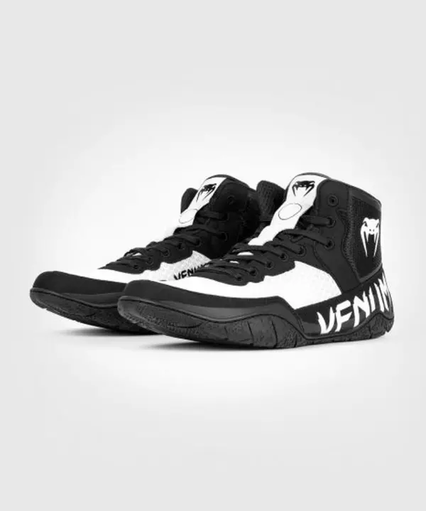 Venum Elite Wrestling Shoes Negro-Blanco