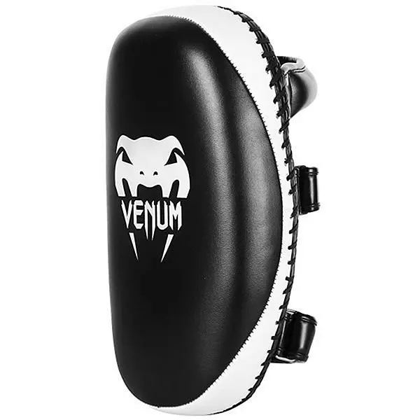 Venum Paos Light Kick Pad Piel Skintex (Par) Negro-Blanco  PAO