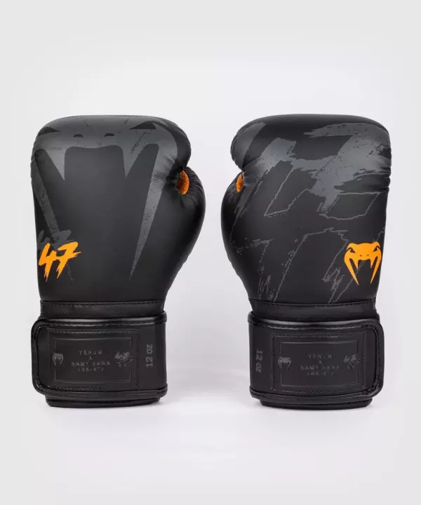 Venum S47 Boxing Gloves Negro-Naranja
