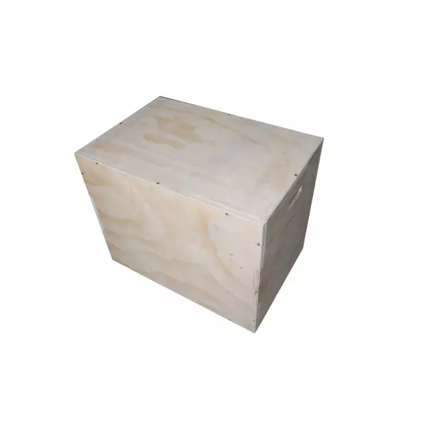 Cajón madera grande - Wood Plyobox . Madera Natural PLIOMETRICO 51X61X76