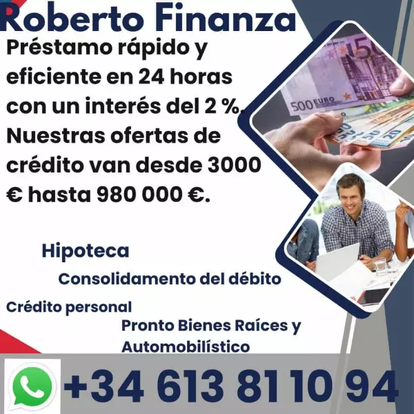 Crédito rápido y eficaz en 2 horas.