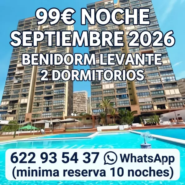 Apartamento disponible en Septiembre
