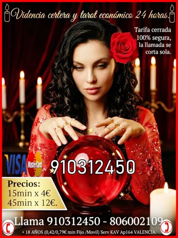 Tarot y Tiradas Concretas con Visa Segura Llamada Directa