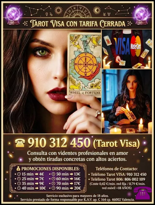 Consulta de Tarot Telefónico y Visa Económico