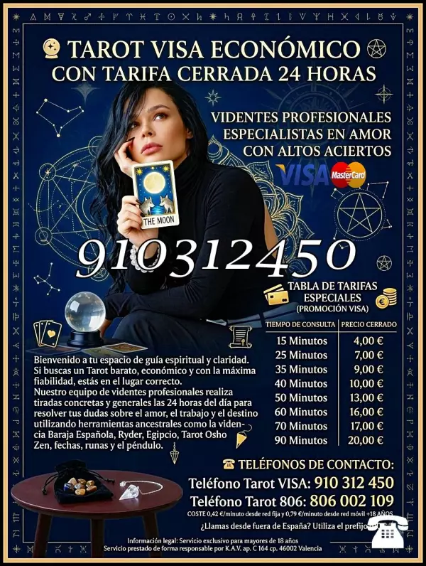 Tarotistas Fiables y Buenas  España | ¿Qué te depara?