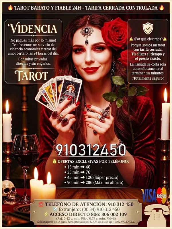 Tarot 806 Económico y Videncia Real España