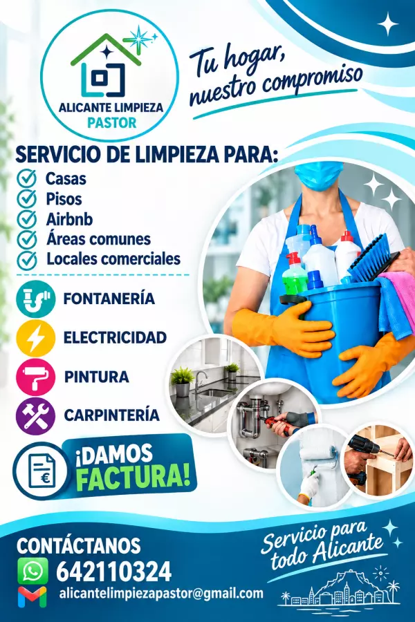 ALICANTE LIMPIEZA PASTOR