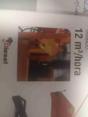 Biotrituradora a motor diesl
