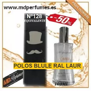 Oferta Perfume Hombre POLOS BLULE RAL LAUR n128 Alta Gama