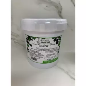 CREMA DE AVELLANA CRUNCHY Y CACAO 1KG