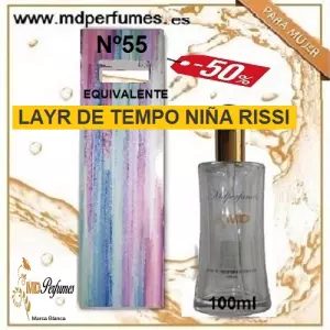 Perfume Mujer Nº55 Equivalente L’Air du Temps – 100ml Solo 10€