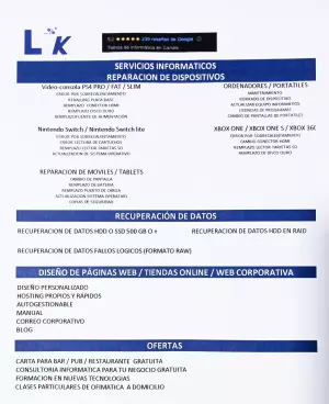 Servicios Informáticos: Webs, Reparación de Móviles y Ordenadores en 24h