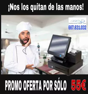 Tú TPV Táctil en Alquiler 55EUR Mes sin inversión.