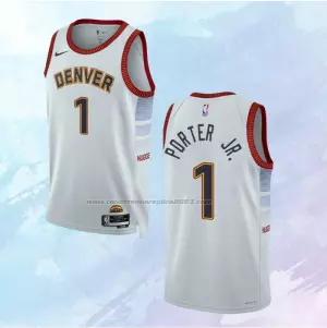 Camiseta Denver Nuggets Ciudad Blanco 2022-23