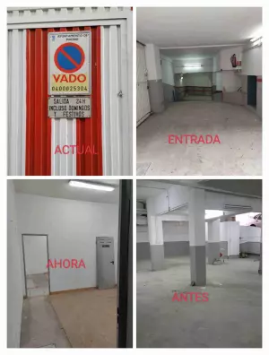 LOCAL GARAJE ESPACIO 230 M2 UNAS 7 PLAZAS DE GARAJE