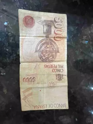 Vendo billete de 5000 pesetas de Cristóbal Colón año